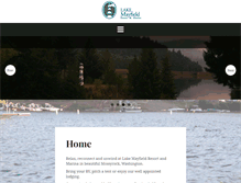 Tablet Screenshot of lakemayfield.com